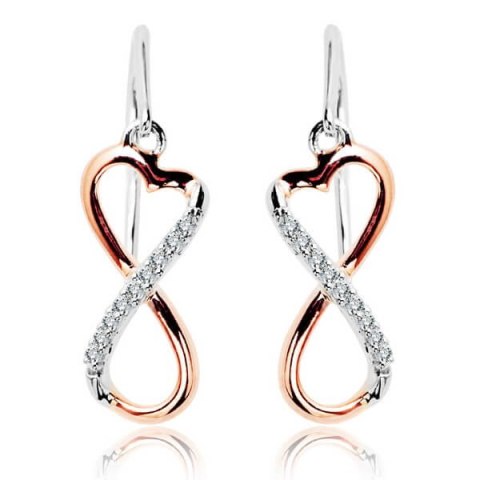 Złote kolczyki E3982P - Diament Złote kolczyki E3982P - Diament