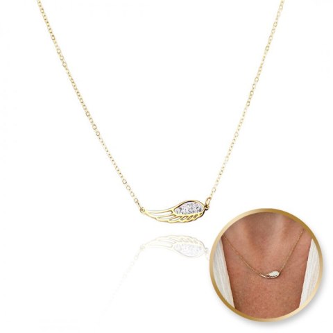 Naszyjnik stal chirurgiczna pozłacana 14k gold NST1614 Naszyjnik stal chirurgiczna pozłacana 14k gold NST1614