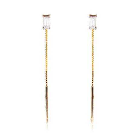 Złote kolczyki KYD0006 - Diament Złote kolczyki KYD0006 - Diament