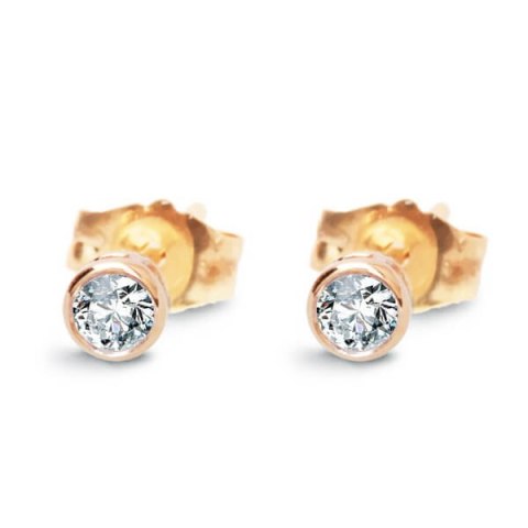 Złote kolczyki KZD2556 - Diament Złote kolczyki KZD2556 - Diament