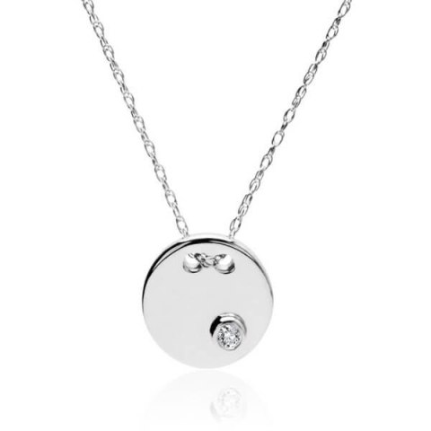 Złoty naszyjnik NBD4206 - Diament Złoty naszyjnik NBD4206 - Diament
