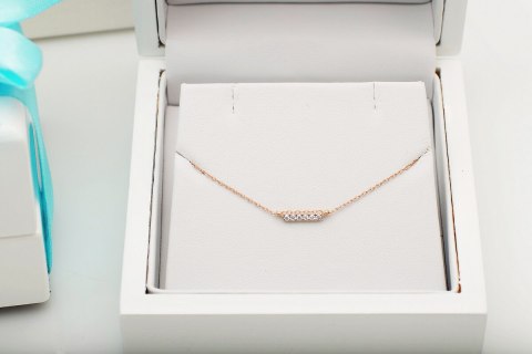 Złoty naszyjnik NRD5900 - Diament Złoty naszyjnik NRD5900 - Diament