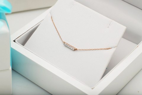 Złoty naszyjnik NRD5900 - Diament Złoty naszyjnik NRD5900 - Diament