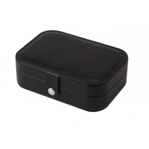Szkatułka na biżuterię, etui, organizer, pudełko czarne PD160CZ