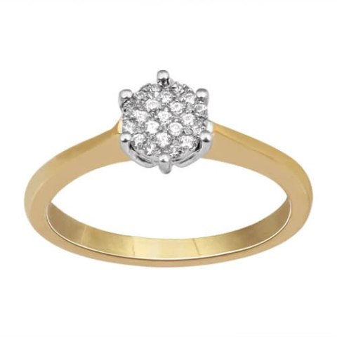 Złoty pierścionek PXD3806 - Diament Złoty pierścionek PXD3806 - Diament