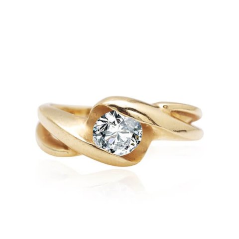 Złoty pierścionek PZD06625 - Diament Złoty pierścionek PZD06625 - Diament